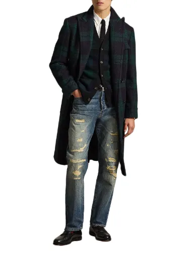 Immagine di POLO RALPH LAUREN | Cardigan Uomo Tartan in Lana
