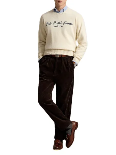 Immagine di POLO RALPH LAUREN | Pullover Uomo Intarsia in Lana e Cotone