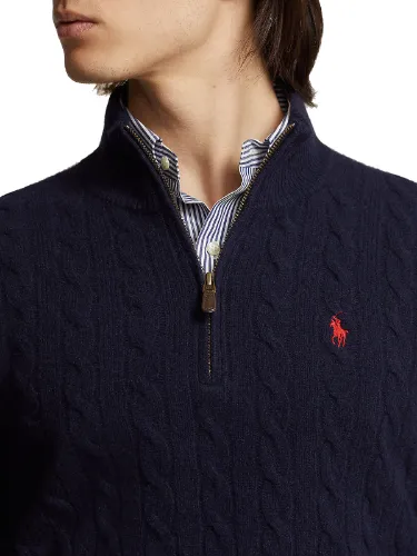 Picture of POLO RALPH LAUREN | Men's Wool and Cashmere Half Zip
