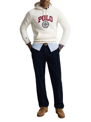 Immagine di POLO RALPH LAUREN | Felpa Uomo Logo con Cappuccio in Cotone
