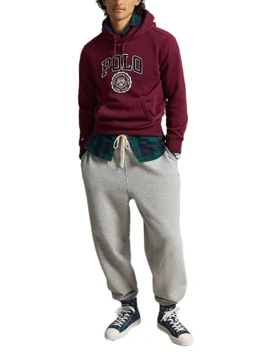 Immagine di POLO RALPH LAUREN | Felpa Uomo Logo con Cappuccio in Cotone