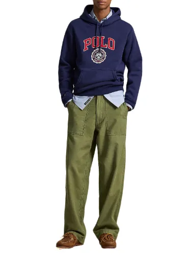 Picture of POLO RALPH LAUREN | Men's Logo Hooded Sweatshirt in Cotton