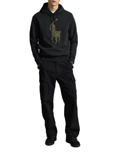 Immagine di POLO RALPH LAUREN | Felpa Uomo Pony con Cappuccio in Cotone