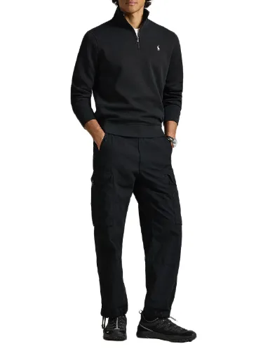 Immagine di POLO RALPH LAUREN | Felpa Uomo con Zip Corta in Cotone
