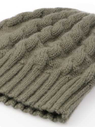 Immagine di RIVIERA CASHMERE | Berretto Unisex a Treccia in Cashmere