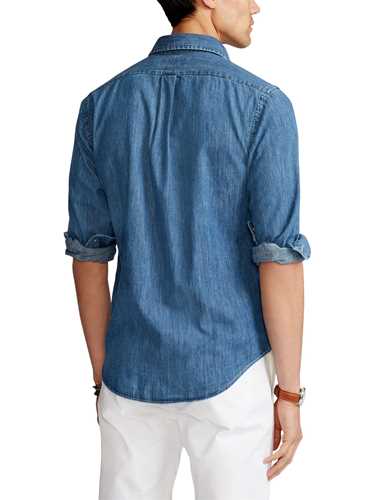 Immagine di POLO RALPH LAUREN | Camicia Uomo in Denim Custom Fit