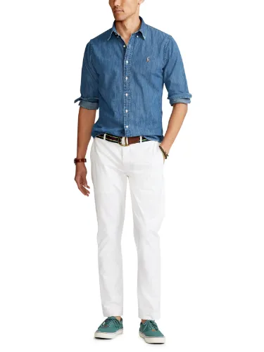 Picture of POLO RALPH LAUREN | Men's Denim Custom Fit Shirt