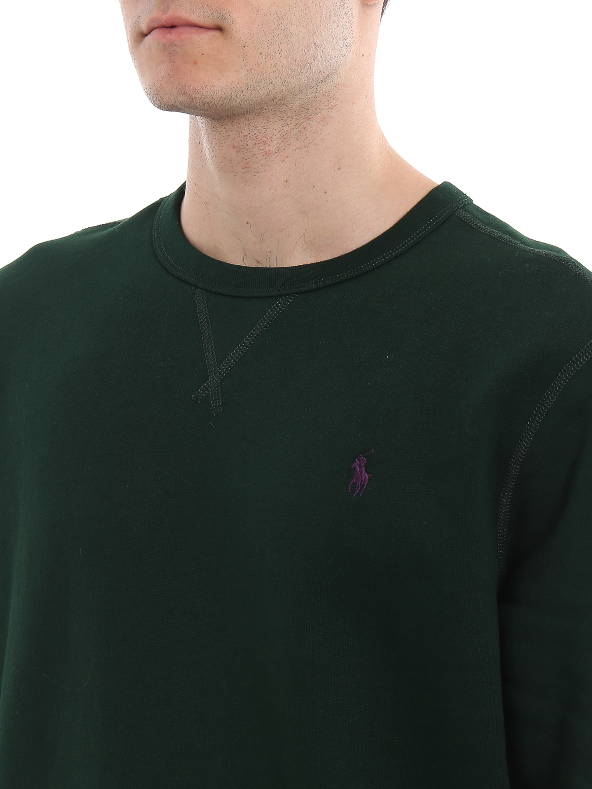 ralph lauren men's round neck sweatshirts