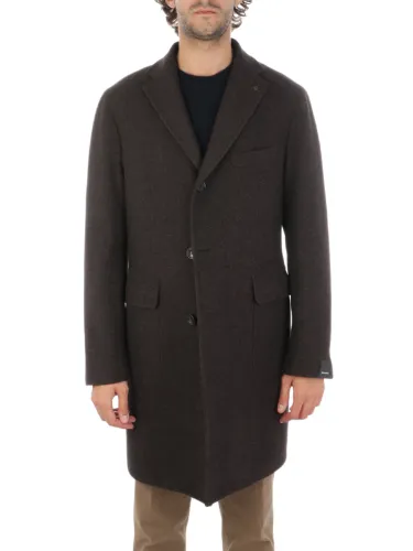 Picture of TAGLIATORE | Men's Wool and Cashmere Coat