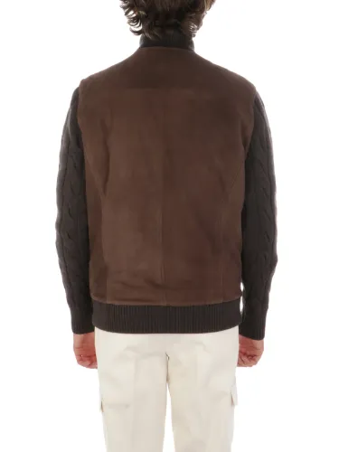 Picture of BARBA | Men's Suede and Wool Jacket