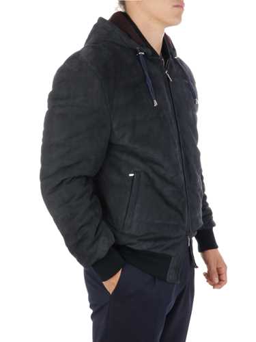 Immagine di RAVAZZOLO | Giubbotto Uomo in Suede con Cappuccio