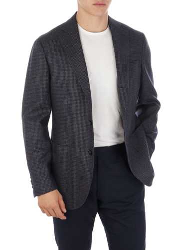 Picture of BARBA | Men's Jimmy Houndstooth Wool Blazer