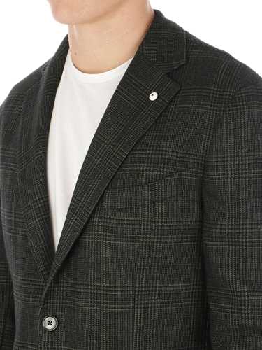 Picture of LBM 1911 | Men's Prince of Wales Cotton Blazer