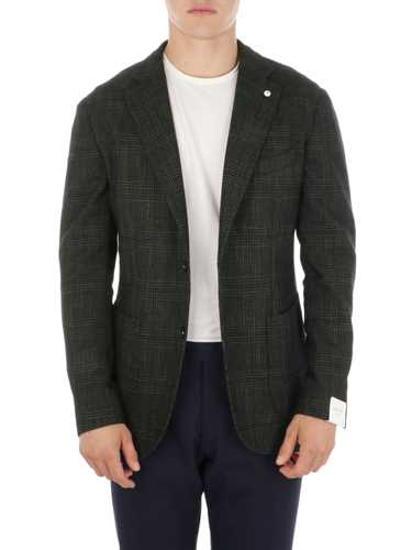 Picture of LBM 1911 | Men's Prince of Wales Cotton Blazer