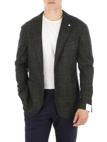 Picture of LBM 1911 | Men's Prince of Wales Cotton Blazer