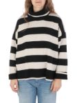 Immagine di INCONTRO 7 | Dolcevita Donna a Righe in Lana e Cashmere