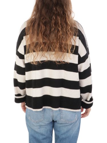 Immagine di INCONTRO 7 | Dolcevita Donna a Righe in Lana e Cashmere