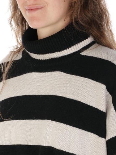 Immagine di INCONTRO 7 | Dolcevita Donna a Righe in Lana e Cashmere