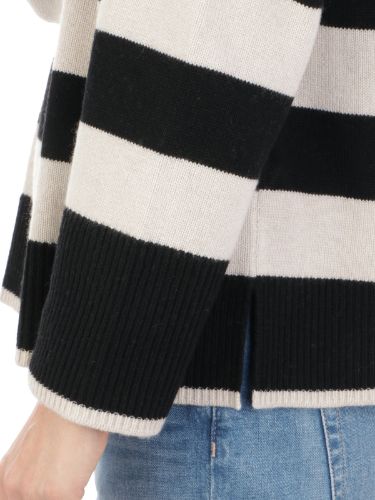 Immagine di INCONTRO 7 | Dolcevita Donna a Righe in Lana e Cashmere
