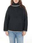 Immagine di INCONTRO 7 | Dolcevita Donna a Coste in Lana e Cashmere