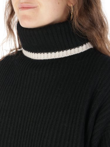 Immagine di INCONTRO 7 | Dolcevita Donna a Coste in Lana e Cashmere