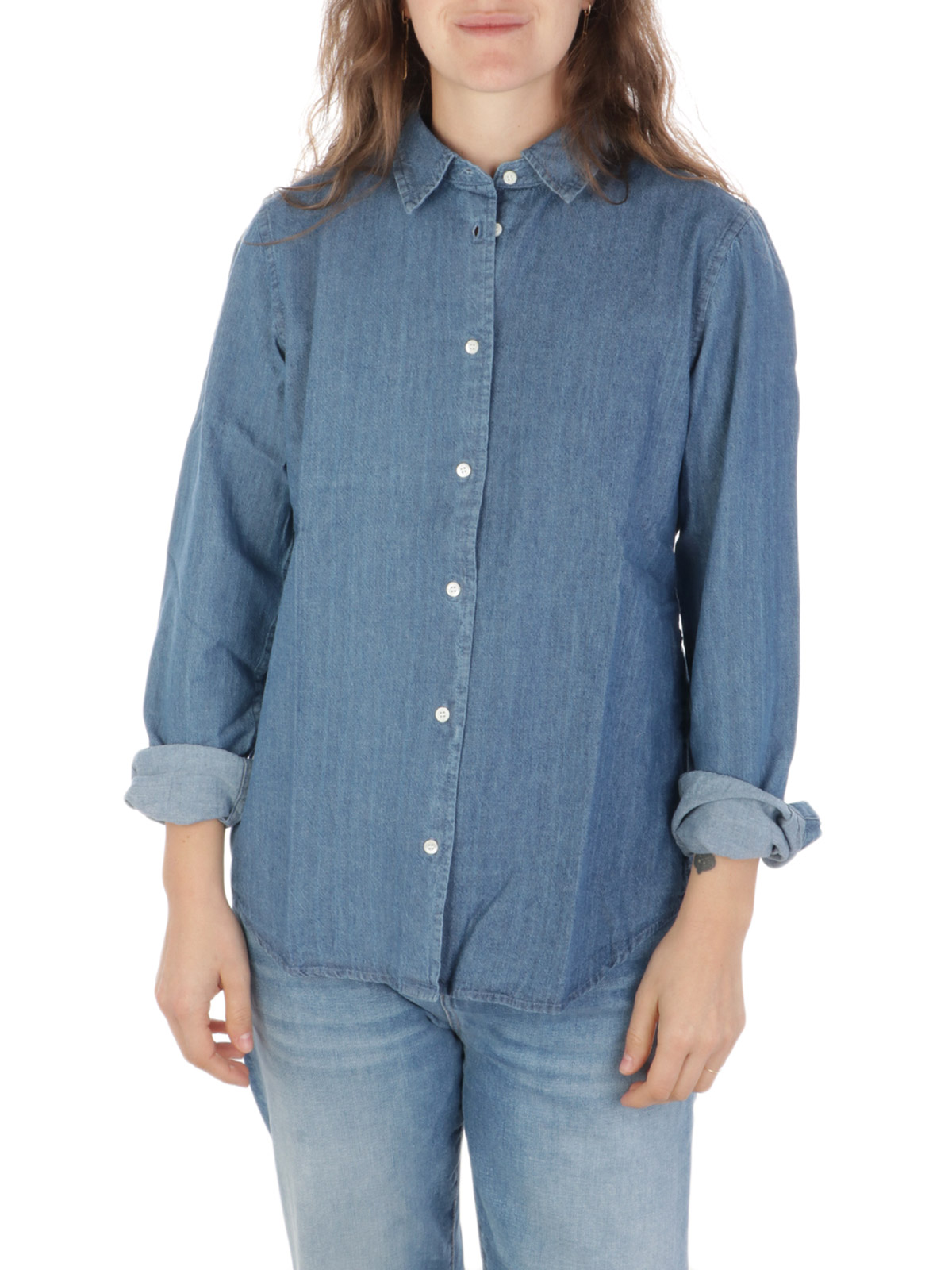 ASPESI Women s Delave Denim Shirt