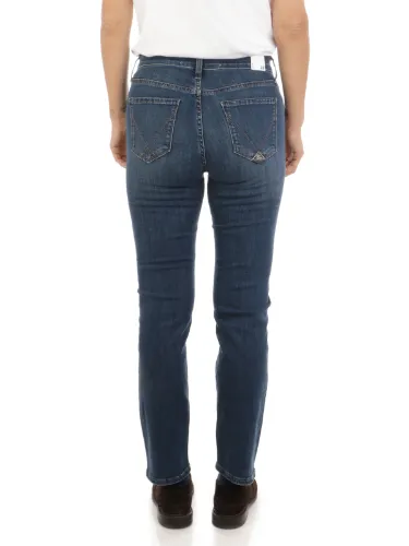 Picture of ROY ROGER'S | Flo High Woman Women's Jeans in Cotton