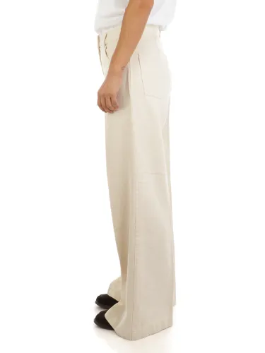 Immagine di ASPESI | Pantalone Donna Palazzo in Cotone