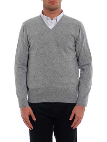 Picture of CRUCIANI | Men's Cashmere V-Neck Sweater