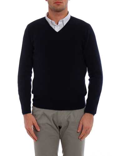 Picture of CRUCIANI | Men's Cashmere V-Neck Sweater