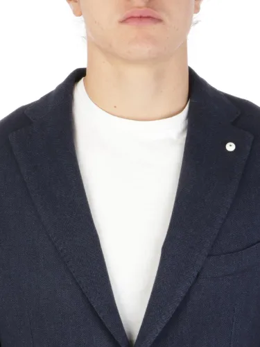 Immagine di LBM 1911 | Giacca Uomo in Cotone Harringbone