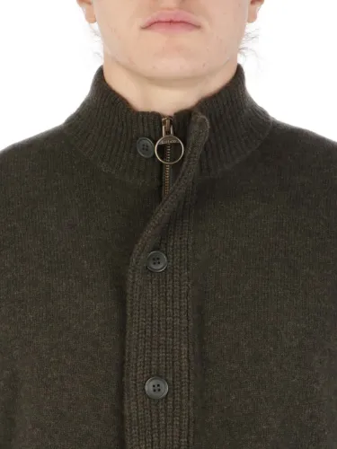 Picture of BARBOUR | Men's Essential Patch Zip Cardigan