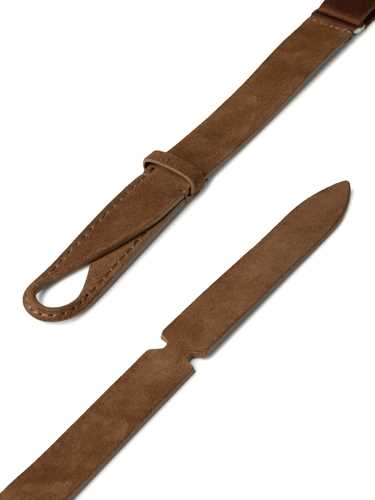 Picture of ORCIANI | Men's Nobuckle Suede Belt