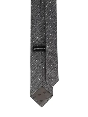 Picture of EMPORIO ARMANI | Men's Silk Dotted Tie