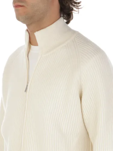 Immagine di BARBA | Cardigan Uomo in Lana a Costine