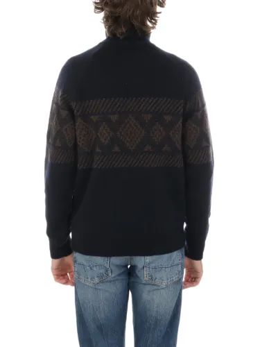 Immagine di BARBA | Dolcevita Uomo Jacquard in Lana