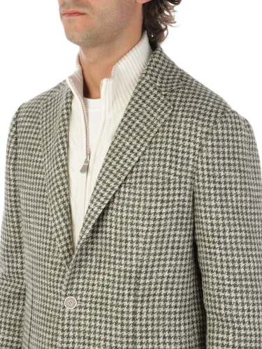 Picture of SARTORIO | Men's Houndstooth Wool and Alpaca Blazer