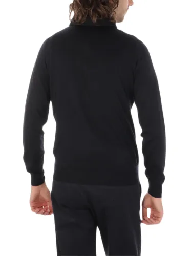 Picture of FILIPPO DE LAURENTIIS | Men's Wool Polo with Placket